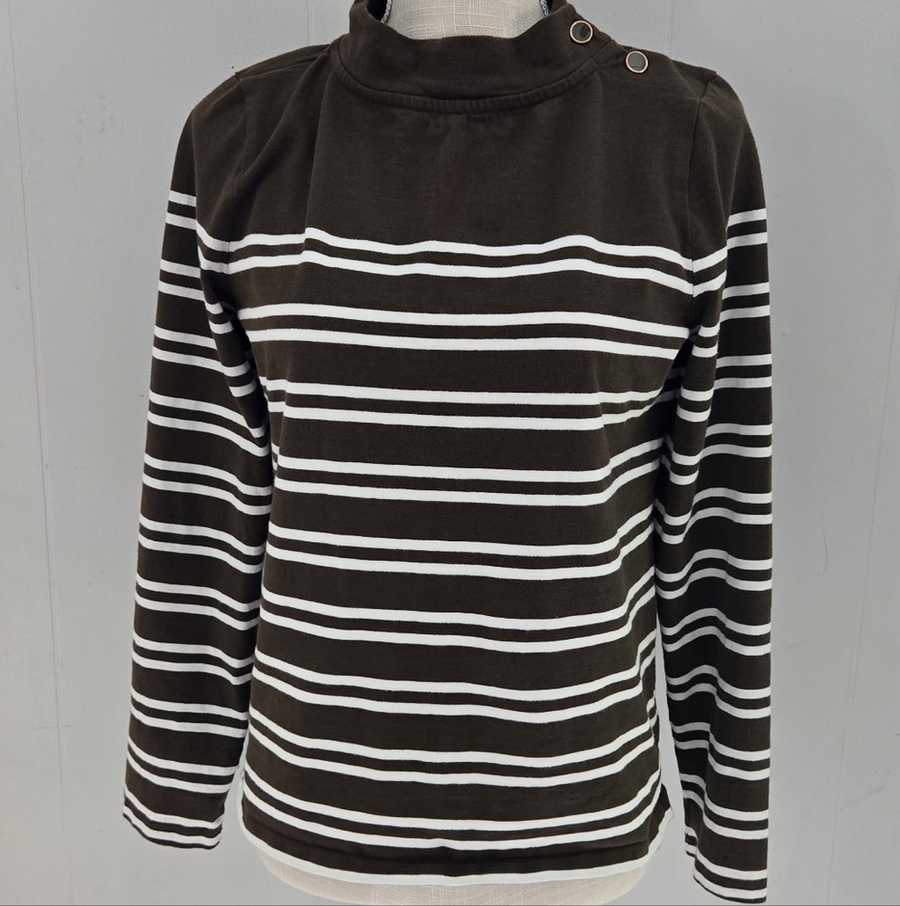 Talbots Brown Knit Top
